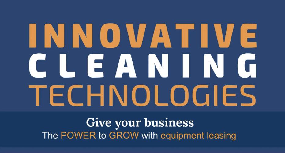 Leasing you're cleaning equipment By leasing you're cleaning equipment, the business can finance 100% of its total equipment costs....